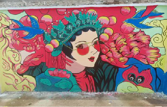 盐城墙体彩绘-网红墙