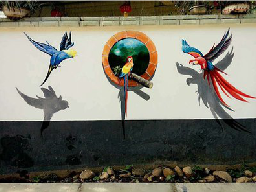 盐城视觉错位-3D墙绘设计