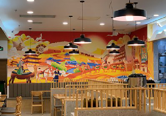 盐城商业空间彩绘介绍。