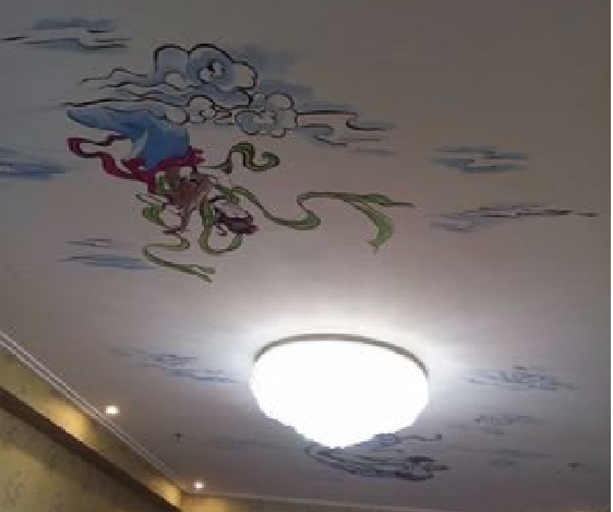 盐城如何快速绘制天花板上的手绘墙？