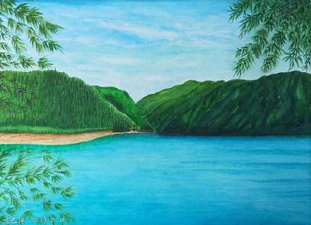 盐城在墙绘中，如何绘画绿水青山？