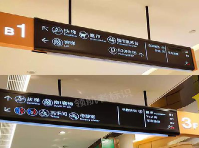 盐城如何通过商场标识牌引导客流分布?